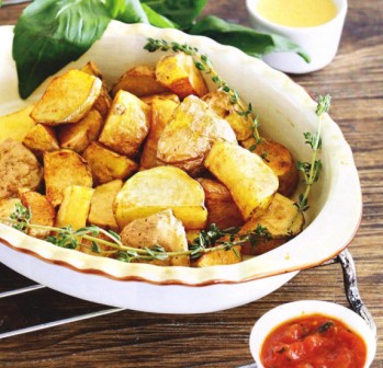 пататас бравас, жареный картофель с соусом,жареный картофель +с грибами,жареный картофель рецепт